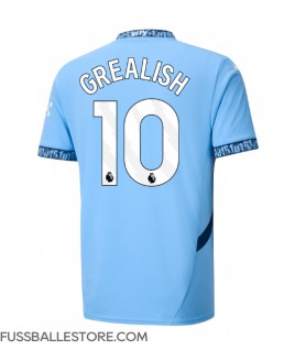 Günstige Manchester City Jack Grealish #10 Heimtrikot 2024-25 Kurzarm